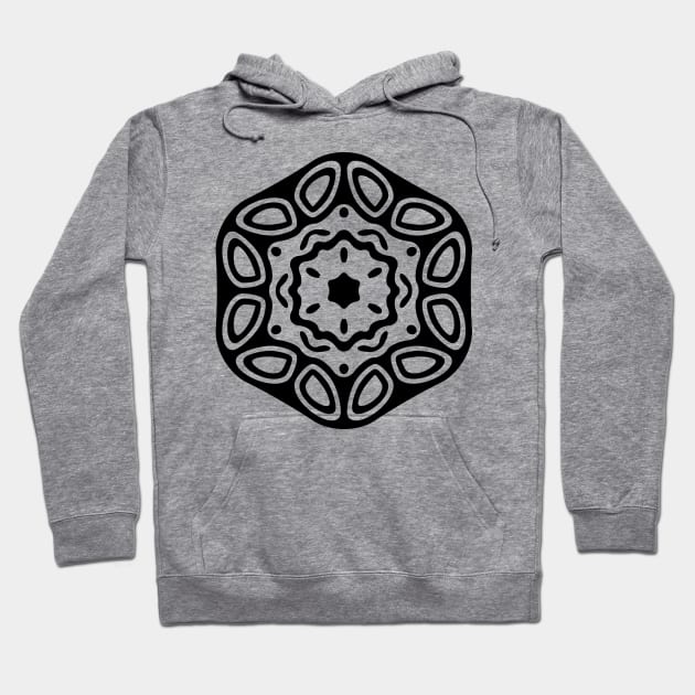 MANDALA T-SHIRT MANDALA 128 Hoodie by abcmandalaclothing